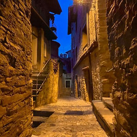 Romantic Home Stone With Amazing View Lake Of Como And Oleandra Laglio Zewnętrze zdjęcie