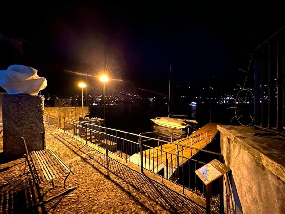 Romantic Home Stone With Amazing View Lake Of Como And Oleandra Laglio Zewnętrze zdjęcie