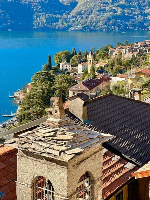 Romantic Home Stone With Amazing View Lake Of Como And Oleandra Laglio Zewnętrze zdjęcie