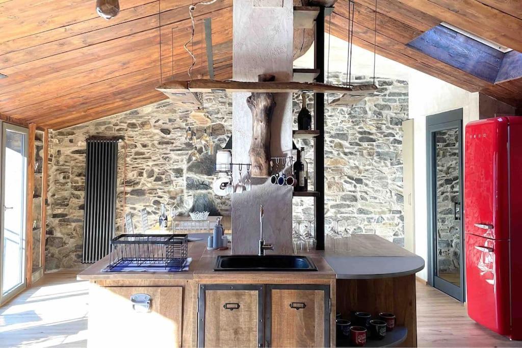 Romantic Home Stone With Amazing View Lake Of Como And Oleandra Laglio Zewnętrze zdjęcie